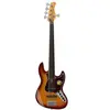 Sire Basses V7+ A5F/TS basgitaar, fretloos, 5-snarig, elzen, tobacco sunburst