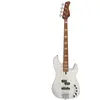 Sire Basses P8 S4/WB Swamp ash 4-snarige actieve bas wit blond