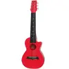 Korala PUG-40-RD polycarbonaat guitarlele licht rood