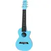 Korala PUG-40-LBU polycarbonaat guitarlele blauw