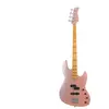 Sire Basses U7 4/RGD Elzenhouten 4-snarige actieve basgitaar, rosegoud