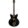 Sire Guitars H7T/BK Elektrische archtop gitaar met tremolo, zwart