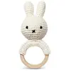 Just Dutch Hochet anneau de dentition Miffy blanc