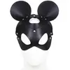 Kiotos Mouse | Muis Masker PU Leer - zwart