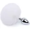 O-products Buttplug konijnenstaart - wit