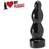 Gangbangster - Towy - Buttplug - 22 x 7,7 cm - PVC - Zwart