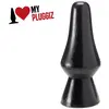 Gangbangster - Moshy - Buttplug - 17 x 8,5 cm - PVC - Zwart
