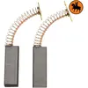Balais de charbon pour machine à laver Bosch Siemens, Constructa - 12,5 x 5 x 36 mm - 154740 / 00154740