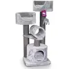 Petrebels Victoria 125 krabpaal - Grijs - 48,5 x 48,5 x 125 cm - stabi...