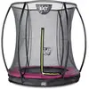 EXIT Silhouette inground trampoline ø183cm met veiligheidsnet - roze