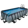 Piscine hors sol EXIT Stone - Rectangle - 7020 L - Gris