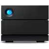 LaCie 2big Raid USB-C 40TB disk array Desktop Zwart