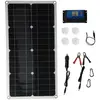 Kit de Panneau Solaire 100 W Kit de Chargeur de Batterie de Panneau So...