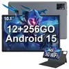 MICREAR Tablette Android 15 12 Go RAM + 256 Go ROM(1To Extensible) Tab...