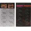 DW4Trading Eyeliner en Oogschaduw Sjablonen - 32 Sets