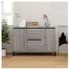 vidaXL Buffet Sonoma gris 104x35x70 cm Bois d'ingénierie