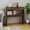 vidaXL Table console Chêne fumé 80x30x80 cm Bois d'ingénierie