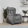vidaXL Fauteuil électrique de massage Gris foncé Tissu