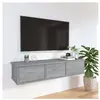 vidaXL Armoire murale Sonoma gris 88x26x18,5 cm Bois d'ingénierie