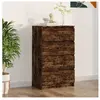 vidaXL Buffet Chêne fumé 60x35x98,5 cm Bois d'ingénierie