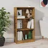 vidaXL Bibliothèque Chêne fumé 60x24x109 cm Bois d'ingénierie