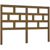 vidaXL Tête de lit Marron miel 146x4x100 cm Bois massif de pin