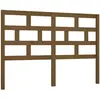vidaXL Tête de lit Marron miel 156x4x100 cm Bois massif de pin