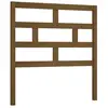 vidaXL Tête de lit Marron miel 96x4x100 cm Bois massif de pin
