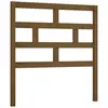 vidaXL Tête de lit Marron miel 106x4x100 cm Bois massif de pin