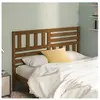 vidaXL Tête de lit Marron miel 146x4x100 cm Bois massif de pin
