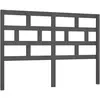 vidaXL Tête de lit Gris 141x4x100 cm Bois massif de pin