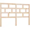 vidaXL Tête de lit 146x4x100 cm Bois massif de pin