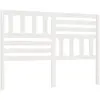 vidaXL Tête de lit Blanc 166x4x100 cm Bois massif de pin