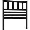 vidaXL Tête de lit Noir 96x4x100 cm Bois massif de pin
