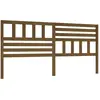 vidaXL Tête de lit Marron miel 206x4x100 cm Bois massif de pin