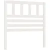 vidaXL Tête de lit Blanc 81x4x100 cm Bois massif de pin