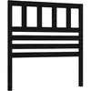 vidaXL Tête de lit Noir 81x4x100 cm Bois massif de pin