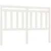 vidaXL Tête de lit Blanc 146x4x100 cm Bois massif de pin