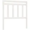 vidaXL Tête de lit Blanc 106x4x100 cm Bois massif de pin