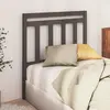 vidaXL Tête de lit Gris 106x4x100 cm Bois massif de pin
