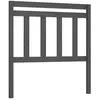 vidaXL Tête de lit Gris 81x4x100 cm Bois massif de pin