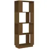 vidaXL Bibliothèque/Cloison Marron miel 51x25x132 cm Pin solide