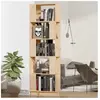 vidaXL Bibliothèque/Séparateur de pièce 51x25x163,5 cm Pin solide