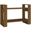 vidaXL Bibliothèque/Cloison Marron miel 80x35x56,5 cm Pin solide