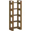vidaXL Bibliothèque/Cloison Marron miel 60x35x160 cm Bois massif