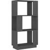 vidaXL Bibliothèque/Séparateur de pièce Gris 51x25x101 cm Pin solide