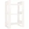 vidaXL Bibliothèque/Séparateur de pièce Blanc 60x35x91 cm Pin solide