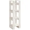 vidaXL Bibliothèque/Séparateur de pièce Blanc 41x35x125 cm Pin solide