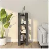 vidaXL Bibliothèque/Séparateur de pièce Gris 41x35x125 cm Pin solide