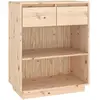 vidaXL Armoire console 60x34x75 cm Bois de pin solide